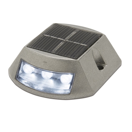 [W4L210304] Montage en sol solaire INTI 1 Beam Flashing IP68 LED SMD BLANCHE 0.34W Gris