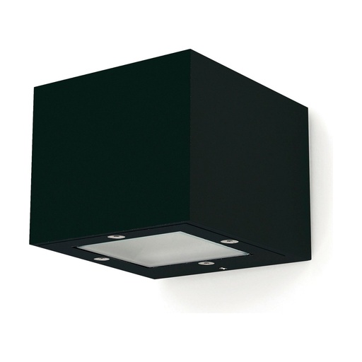 [W4L210338] Applique ISORA IP65 Corte de fase L,C LED COB AC 2x4W 345lm(152lm) CRI90 3000K up-down Noir