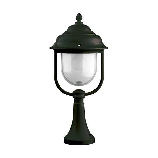 [W4L210434] Borne classique KEO IP44 E27 42W 47mm Noir