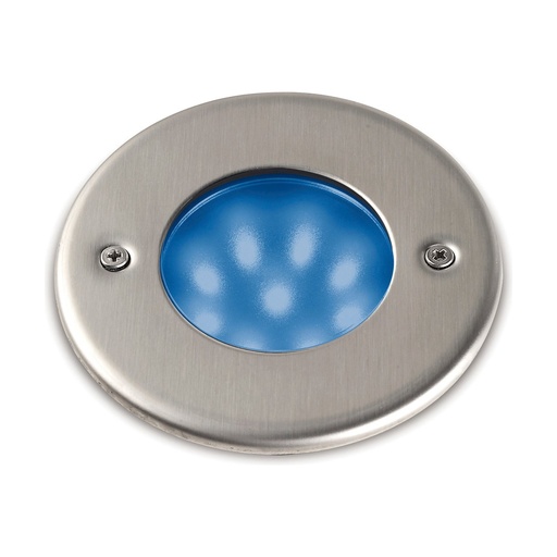 [W4L210552] Encastrement mural / sol NAT-LED Round IP68 LED SMD Azul 1.50W CRI80 Acier inoxydable