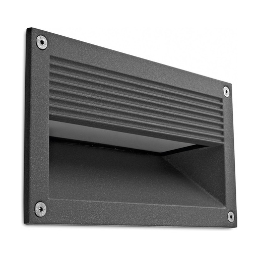 [W4L210598] Asymétrique enjoliveur RIMA IP65 LED SMD AC 13W 1790lm(383lm) CRI80 4000K Anthracite