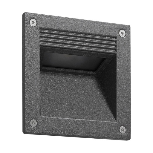 [W4L210599] Asymétrique enjoliveur RIMA IP65 LED SMD AC 4W 500lm(82lm) CRI80 3000K Anthracite