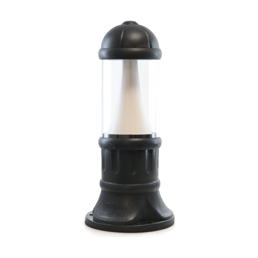 [W4L210632] Borne SAURO IP55 GX53 LED T2 10W 1200lm/1200lm/1200lm CRI80 3000K/4000K/6500K 500mm Noir
