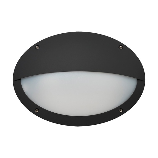 [W4L210676] Applique TEIA Hor. Hood IP66 E27 23W Noir