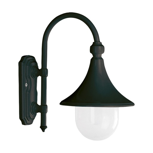 [W4L210683] Applique classique TROM IP43 E27 42W Noir