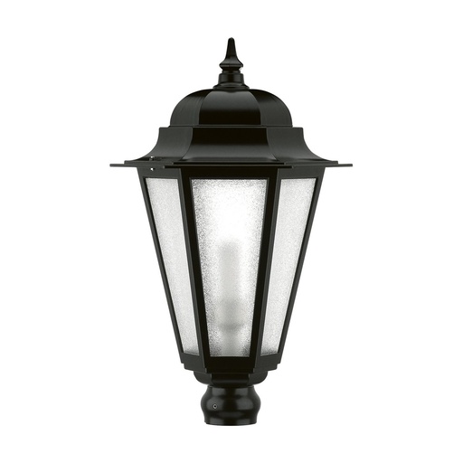 [W4L210701] Luminaire pour mât VILLA BIG IP44 E27 70W 660mm Noir