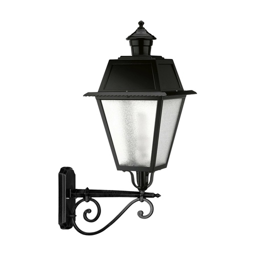 [W4L210702] Applique classique VILLA CHAP IP44 E27 70W Noir