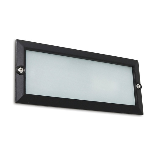 [W4L210707] Encastré mural XALOC IP44 E27 20W 95º Noir