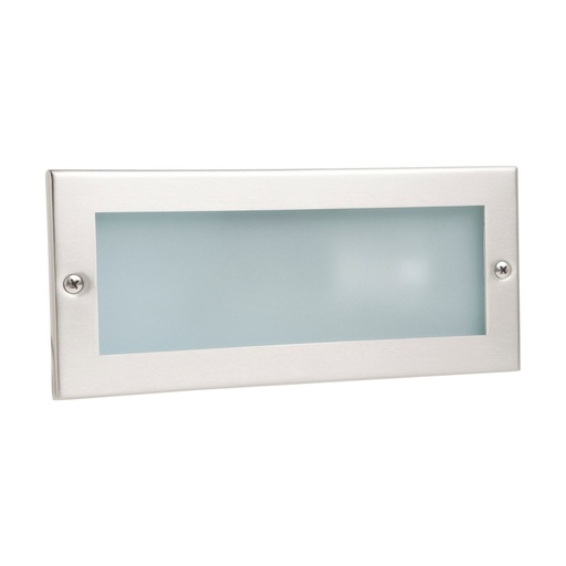 [W4L210708] Encastré mural XALOC IP44 E27 20W 95º Acier inoxydable