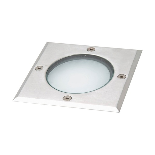 [W4L210728] Encastré au sol SIO Square IP67 GX53 LED T2 3W 350lm 4000K Acier inoxydable