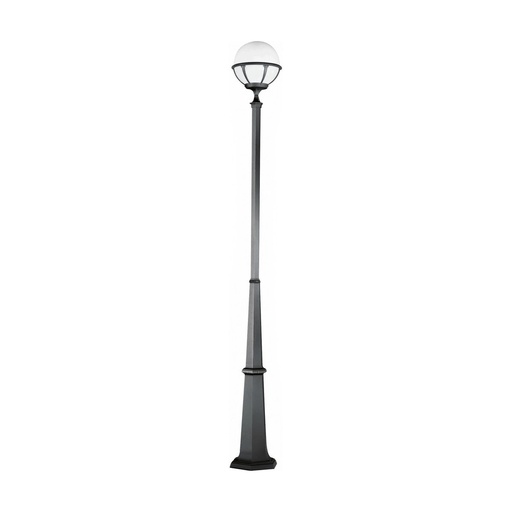 [W4L210809] Luminaire pour mât ROUND IP44 E27 105W 3210mm Anthracite