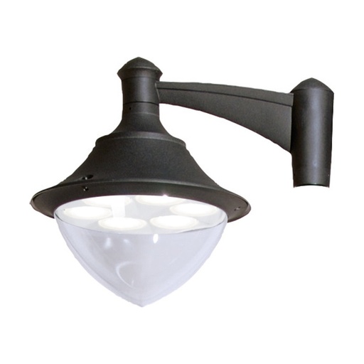 [W4L210813] Luminaire pour mât GUNTHER-48 IP65 GX53 6x10W 530mm Noir