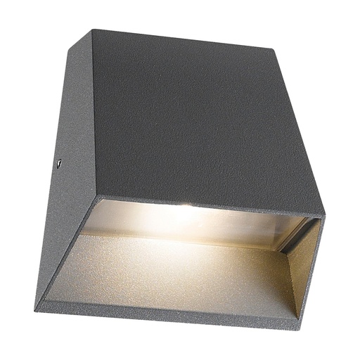 [W4L210830] Applique ARTAL IP54 LED COB 7W 780lm(389lm) CRI80 3000K 108º Anthracite