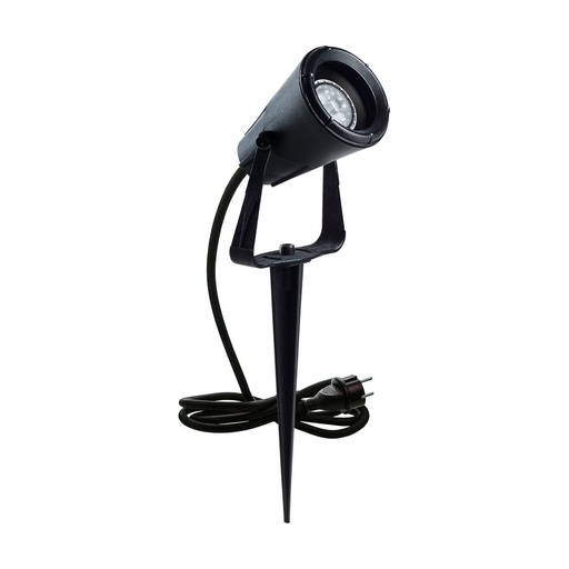 [W4L210839] Projecteurs / Projecteur  base/ piquet tilt GERONIMO IP67 GU10 4.50W Noir