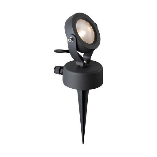 [W4L210840] Projecteur avec piquet
 tilt CATANIA IP65 LED COB 7W 777lm(655lm) CRI80 3000K 95º Anthracite