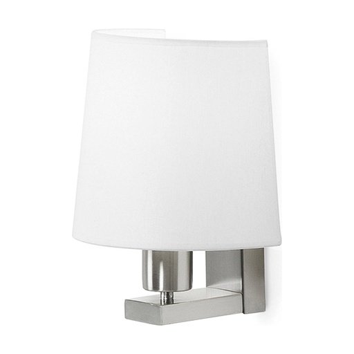 [W4L210876] Applique FIRENZE E27 60W Nickel satin Blanc