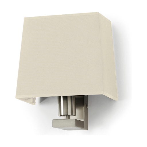 [W4L210881] Applique FIRENZE E27 60W Nickel satin Beige