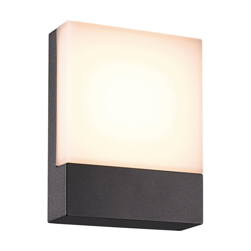 [W4L210932] Applique CENADI IP54 LED SMD 7W 800lm(647lm) CRI80 3000K 116º Anthracite