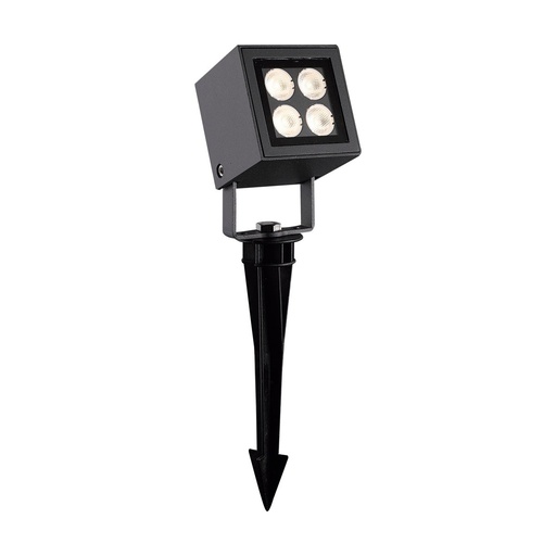 [W4L210942] Projecteurs / Projecteur  base/ piquet tilt BARNI IP65 LED SMD 8W 650lm(430lm) CRI80 3000K 28º Anthracite