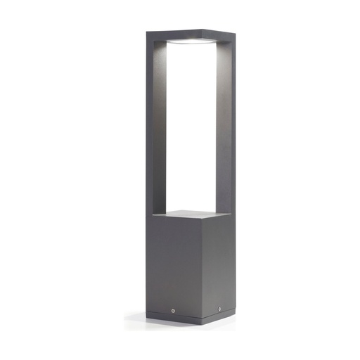 [W4L210943] Borne ADRANO IP54 LED COB 8W 800lm CRI80 3000K 650mm Anthracite