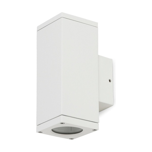[W4L210950] Applique CUB Square IP54 GU10 2x4.50W up-down Blanc