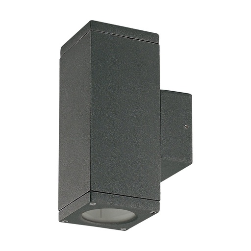 [W4L210953] Applique CUB Square IP54 GU10 2x4.50W up-down Anthracite