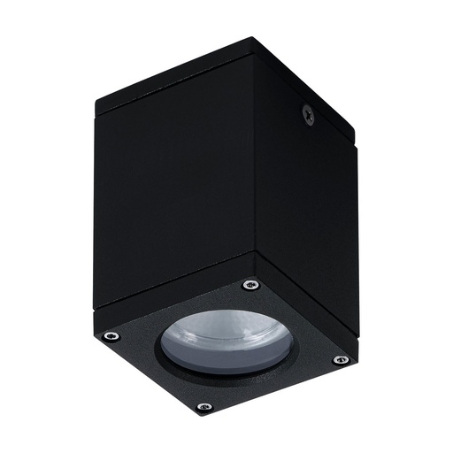 [W4L210955] Montage en surface CUB Square IP54 GU10 4.50W Noir