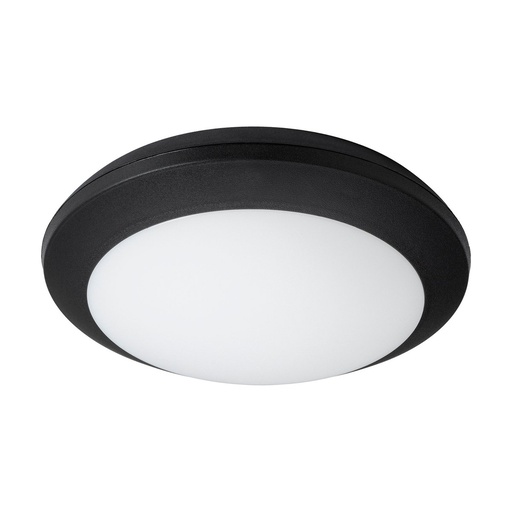 [W4L210973] Applique PIRO Large IP66 GX53 LED T2 11.30W 1325lm/1446lm/1470lm CRI80 2700K/4000K/6500K Noir