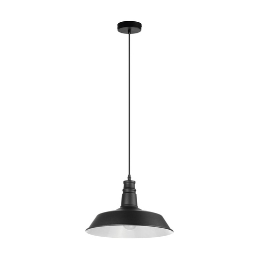 [W4L211020] Suspension VINTAGE E27 42W Noir Blanc
