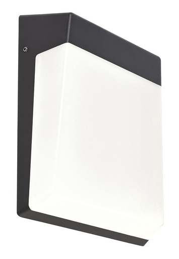 [W4L009161] Surfacemountedwalllamp,Gianfar,warmwhite,constantvoltage,100-240VAC/50-60Hz,13,00W,stainlesssteel,TrafficgreyBRAL7043,EEC:G,IP54