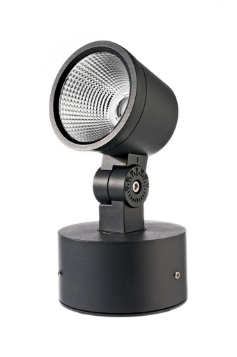 [W4L009214] Ground-/Wall-/Ceilinglamp,Colt8WCOB,warmwhite,BlackgreyRAL7021,220-240VAC/50-60Hz,7,00W,EEI:G,IP65