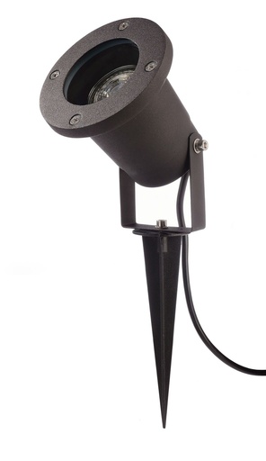 [W4L009220] Ground-/Wall-/Ceilinglamp,Lomi,mattblack,220-240VAC/50-60Hz,numberofbases:1,GU10,1xmax.7,00W,IP65/IP44