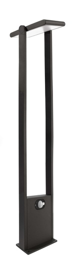 [W4L009263] Borne solaire - Solar Premium Motion I 1000mm, 1,6W, 3200K, Grey