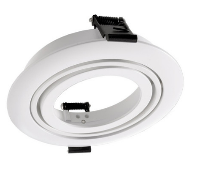 [W4L009645] MountingRingswivelforModularSystemCOB,aluminum,PurewhiteRAL9016,matt