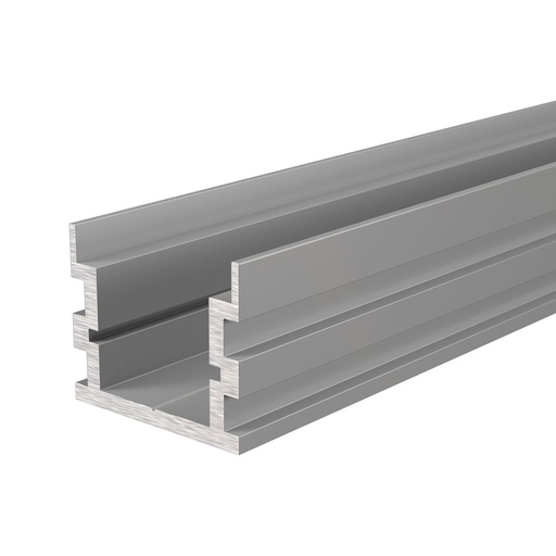 [W4L010049] IP-profile,U-highAU-05-15for15-16,3mmLEDStripes,aluminum,mattsilver,naturalfinish,lenght:2000mm,width:24mm,height:20mm