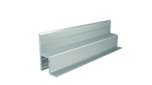 [W4L010116] drywall-profile,ceilingvouteEL-03-10for12mmLEDStripes,aluminum,mattsilver,anodized,lenght:3000mm,width:27,65mm,height:45mm