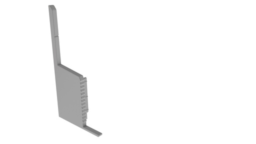 [W4L010190] EndCapP-EL-03-10Set2pcs,plastic,gray,Length:45mm