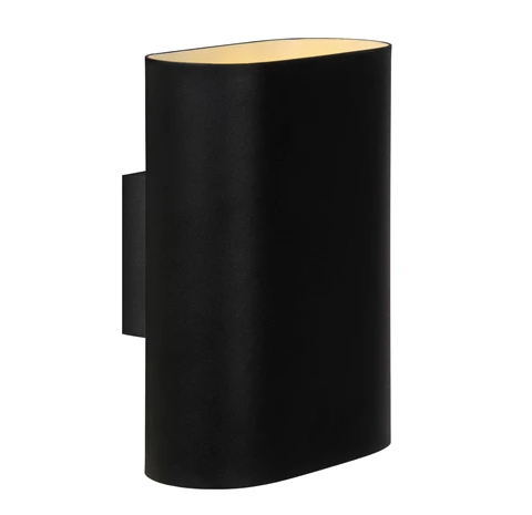 [W4L288789] OVALIS - Applique murale - 2xE14 - Noir