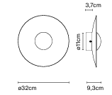 [W4L300645] GINGER 32C OAK-OAK FOR ACC.
