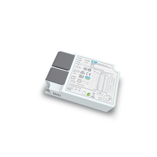[W4L020788] Driver Panneaux 2en1 DALI-2 Push Dim max 40W, 0.6 à 1.05A + Repiquage