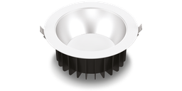 Downlight SETH blanc 13W 3'' 3000K 80° Réfl. Alu. mat - Cut 90-95mm