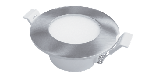 [W4L021798] Spot Jupiter 7 watts, IP44, collerette nickel brossé, blanc naturel 4