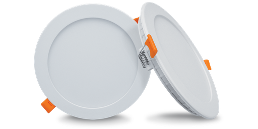 [W4L021806] Downlight SNOW 12 watts alimentation intégrée - BLANC NATUREL - 975 l