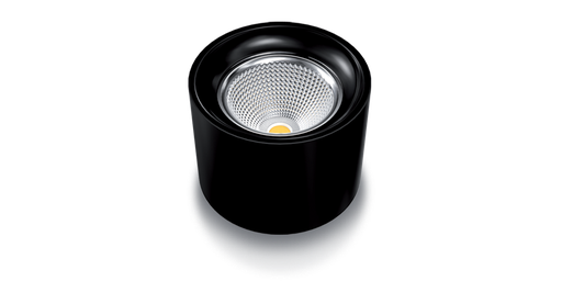 [W4L021810] Plafonnier SUN 12W, UGR<16, blanc naturel 4000K, finition noir