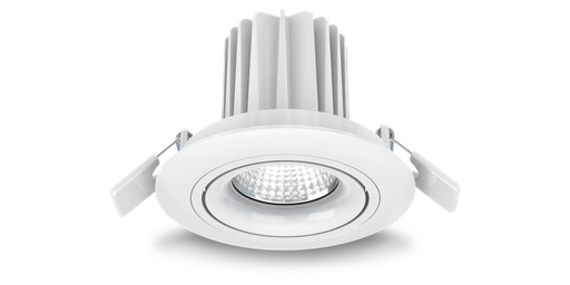 [W4L021811] Downlight LUNA IP20, 7 watts, 40°, encast.Ø77mm, blanc naturel 4000K