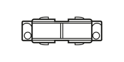 Connecteur pour rail de Tracklight 3 phases
