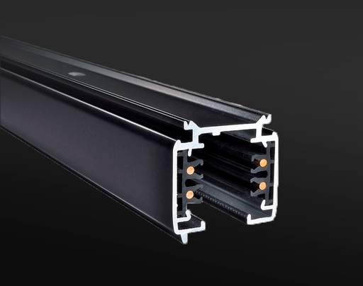 [W4L022034] Rail pour Tracklights 3 phases 3m - Couleur noir
