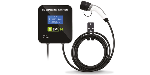 [W4L022035] Borne recharge EVON pour véhicule 7kW avec câble Type 2 5M