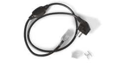 Connecteur début ligne prise SCHUKO + bouchon pour Ruban EVENT 10lm/W
