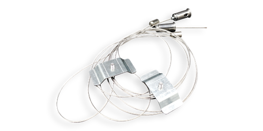 [W4L022071] Kit suspension filins 1500mm pour EVOLINK (1 kit par luminaire)